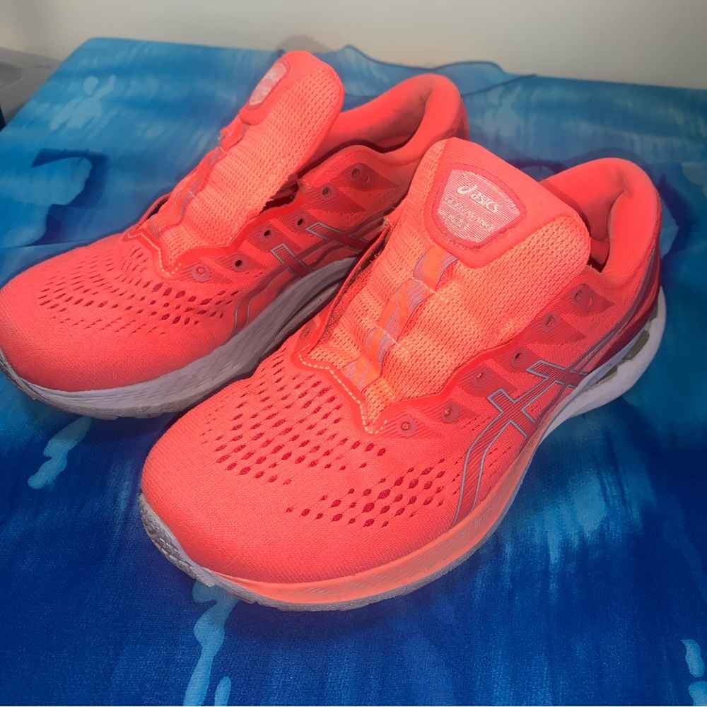 ASICS Women's Athletic Shoes - Bright Coral Women’s Size 8